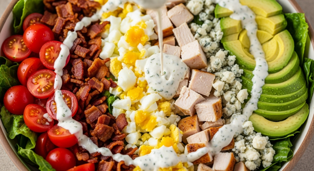 The Ultimate Keto Cobb Salad with Creamy Ranch Twist