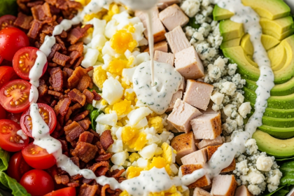 The Ultimate Keto Cobb Salad with Creamy Ranch Twist