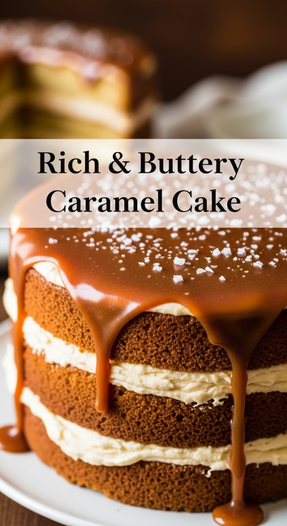 The Ultimate Rich & Buttery Caramel Cake: Decadent Delight