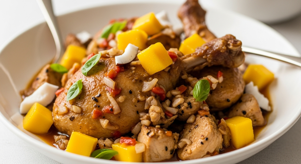 Tropical Mango & Coconut Braised Chicken
