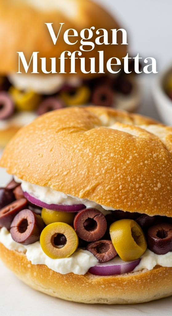 Discover the Vibrant Vegan Muffuletta with Olive Salad Flair