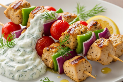 Zesty Tzatziki Chicken Skewers: A Flavorful Greek Delight