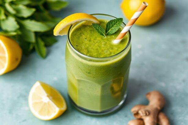 - Green Detox Smoothie with Ginger & Lemon: Powerful Revitaliz