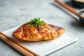 لقطة لسمك مقرمش حلو وحامض بتتبيلة تانغ وقشرة ذهبية، وصفة تهوية Tangy Delight