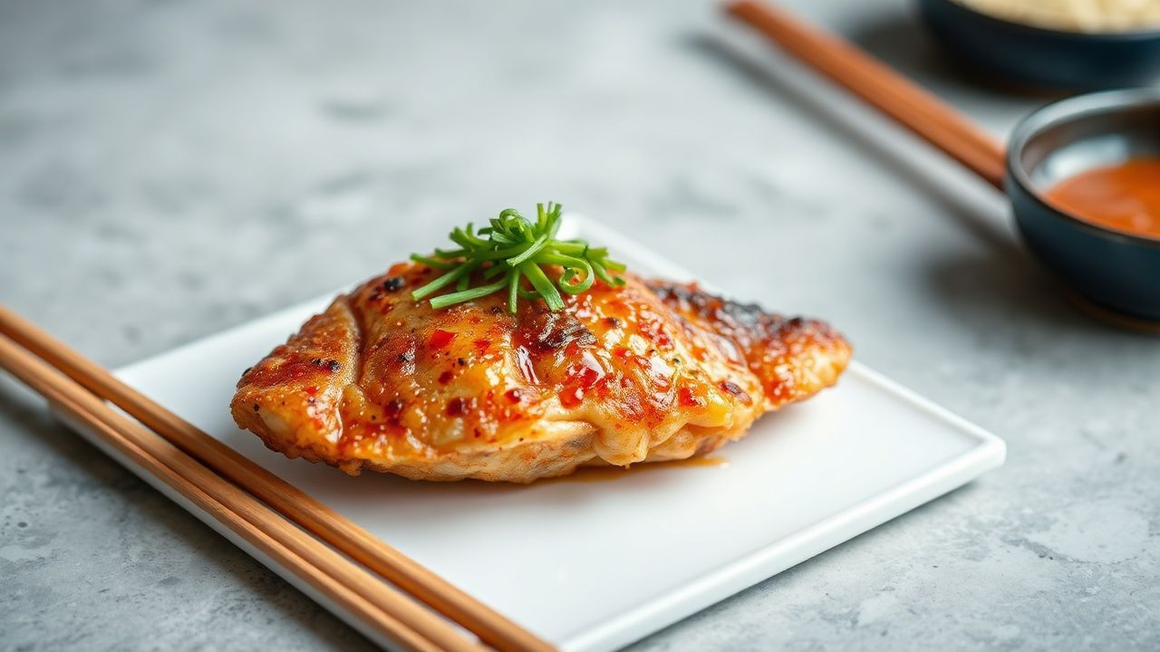 لقطة لسمك مقرمش حلو وحامض بتتبيلة تانغ وقشرة ذهبية، وصفة تهوية Tangy Delight