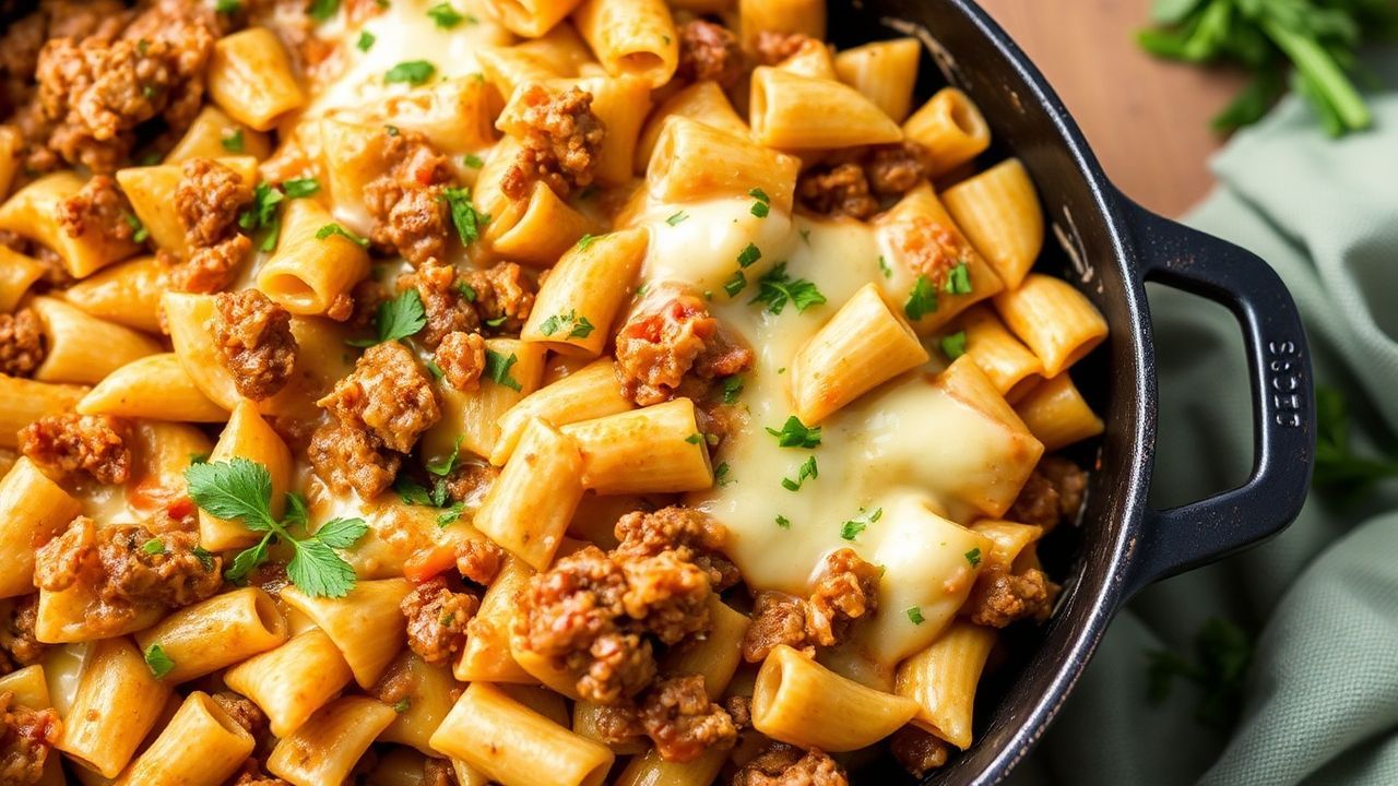 - Ultimate Cheesy Beef & Bowtie Pasta Skillet Recipe Guide