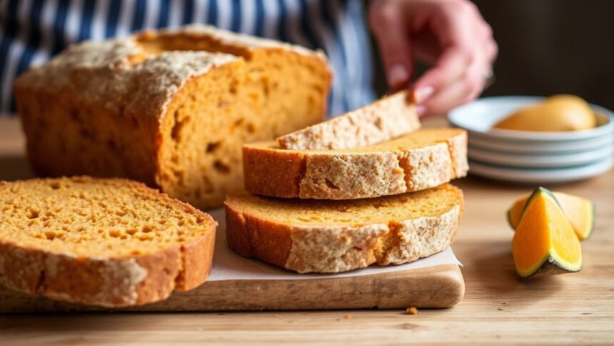 خبز البطاطا الحلوة Whole30: رغيف طازج مغلف بإحساس صحي ولذيذ