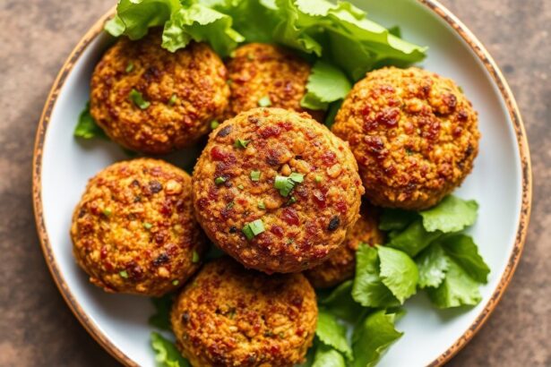 لقيمات فلافل مقرمشة بالهواء من القلاية، خالية من الغلوتين ونباتية بامتياز