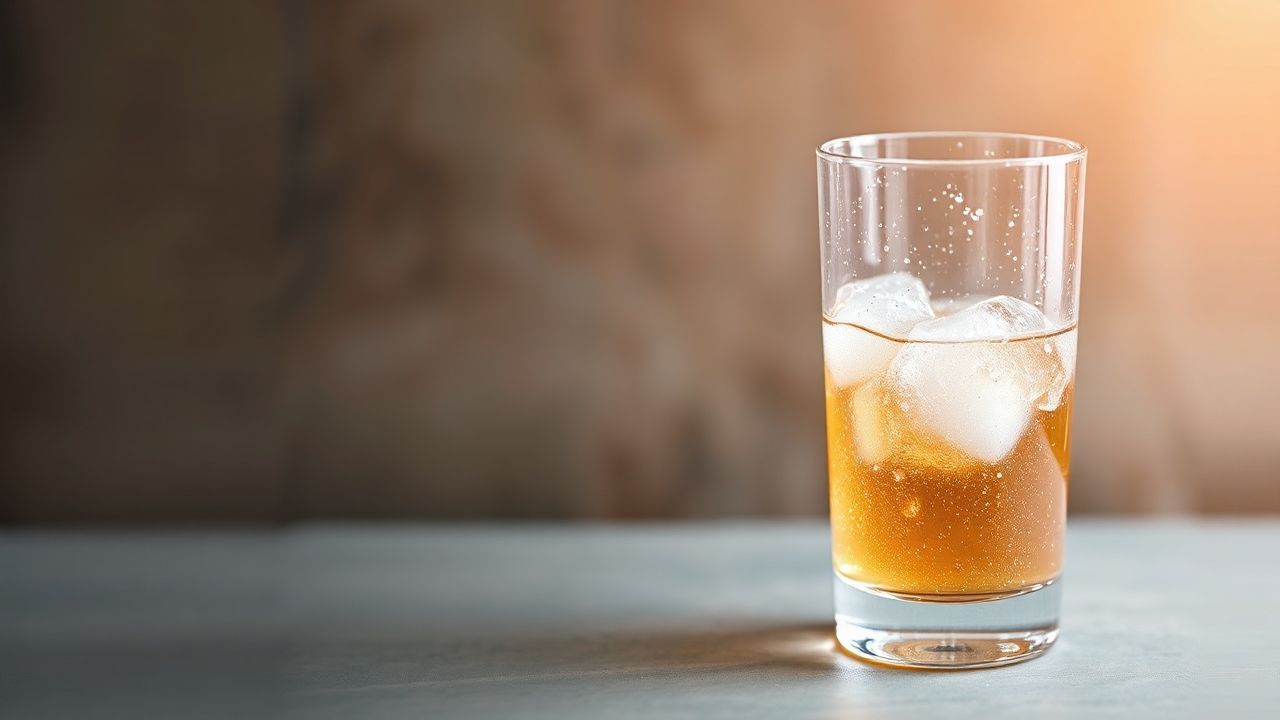 خطوة تخمير كُمبوتشا منزليّة مُنتِجة لشراب مُرْوَح مُفلتر بشكل فوار—دليل خطوة بخطوة لصنعها.