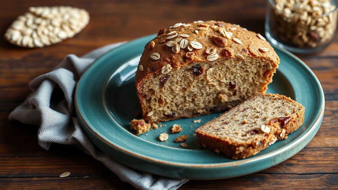 خبز الشوفان والملّاس اللذيذ مع لمسة الجوز، وصفة حلوة ومُعزّزة بالدفء والحنان