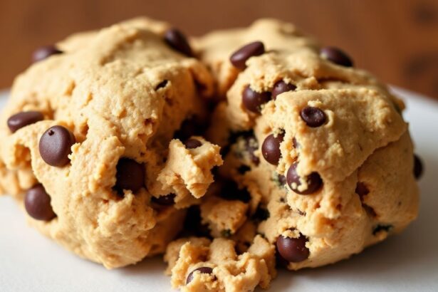 نص بديل: كعك نباتي جاهز للأكل بنكهة العجين الحلو، لقمة صحية شهية متنوعة وملمسها ناعم، '.