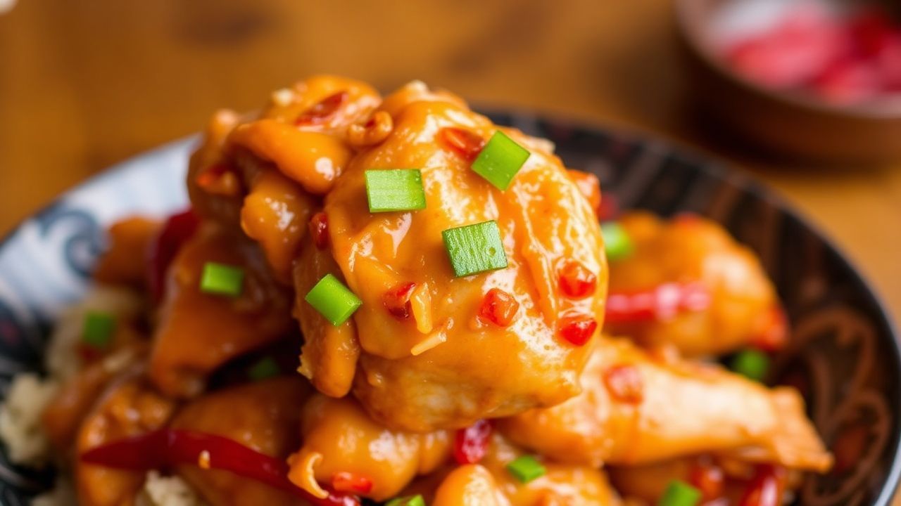 دجاج سيتشوان حارّ متبّل، رحلة نكهات سريعة الإشتعال وبهارات سيتشوان زاهية
