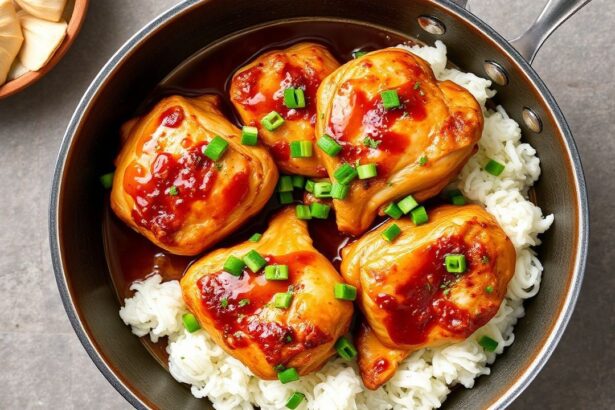 دجاج بالزنجبيل وصلصة الصويا في مقلاة واحدة، نكهات سريعة باللحظات