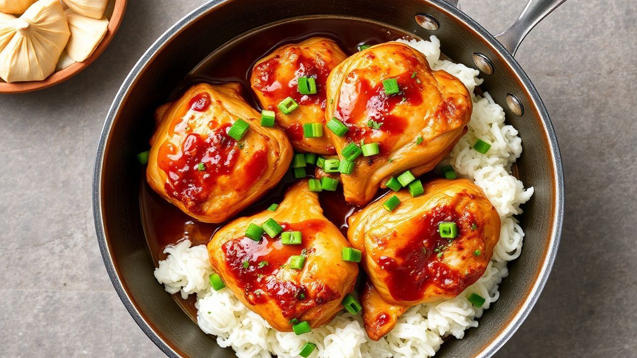 دجاج بالزنجبيل وصلصة الصويا في مقلاة واحدة، نكهات سريعة باللحظات