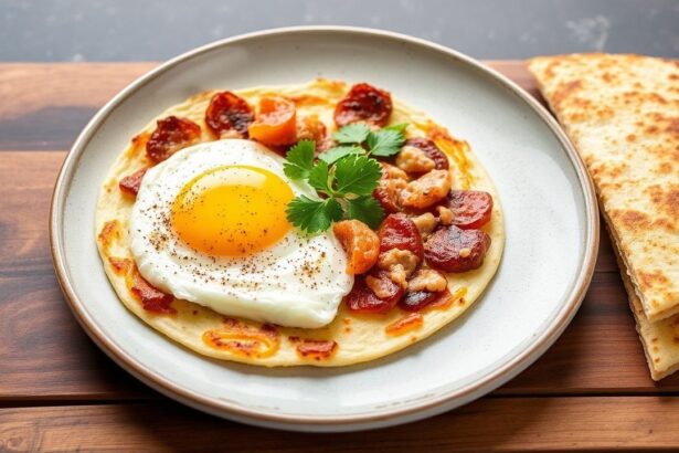 كراتبي تورتيلا مقرمشة مع بيض على طريقة الرانش، نكهة جديدة مميزة