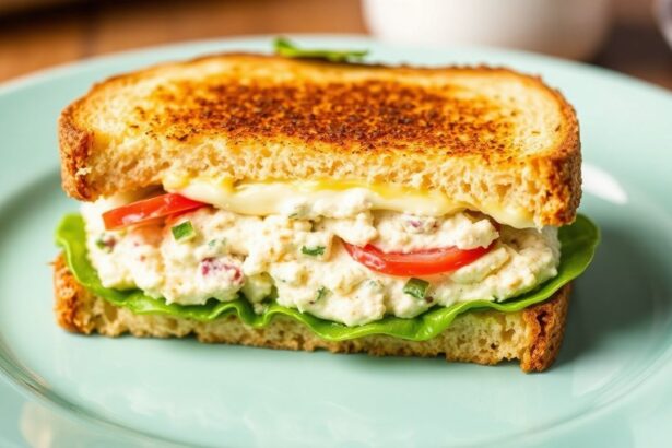 شطيرة توست تونة مذابة مع لمسة نكهة مميزة، كلاسيكية مريحة ومقرمشة.