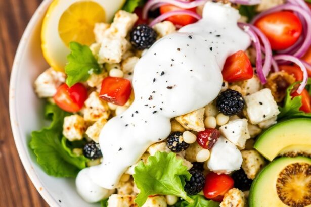 سلطة كِتُو كوب بصلصّة رانش كريمية غنية وخضراء طازجة.