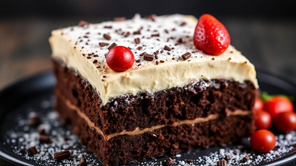 Ding Dong chocolate cake remix with creamy layers and a glossy ganache finish