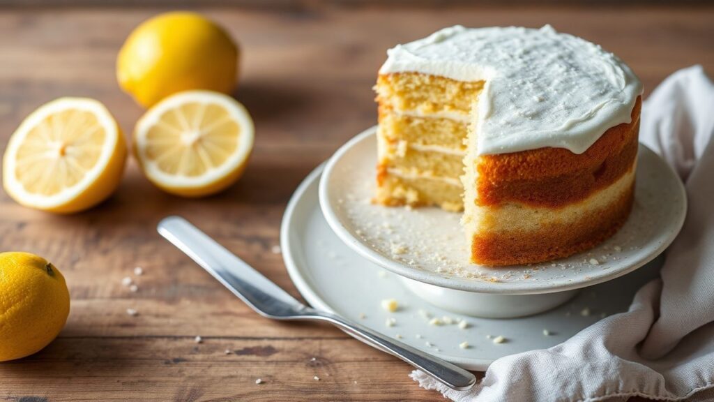 Gluten-Free Lemon - Ultimate Gluten-Free Lemon Poppy Seed Cake: Zesty Delight - 