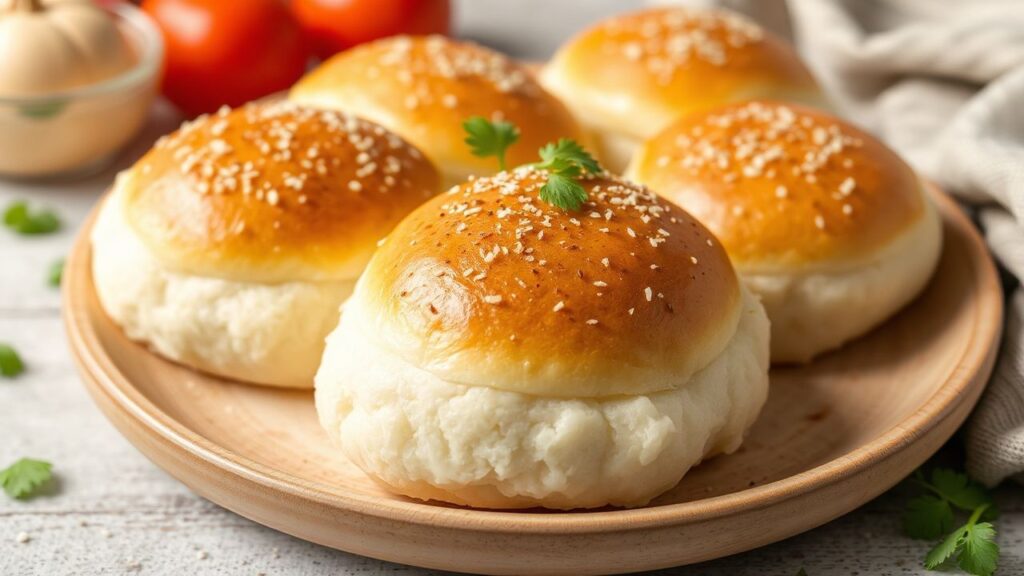Cloud-like fluffy vegan dinner rolls: soft, tender dinner rolls for the evening