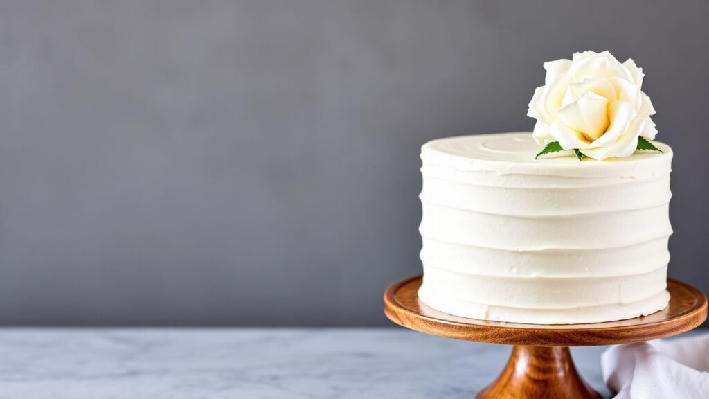 Moist gluten-free white cake layers for wedding assembly.