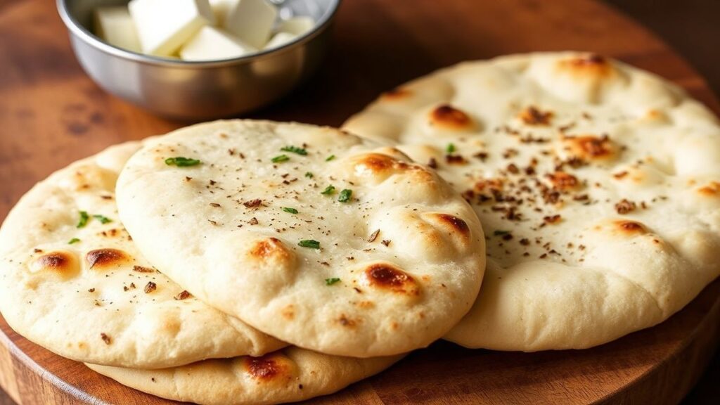 خبز نان منزلي رقيق بدون خميرة مع طراوة واضحة