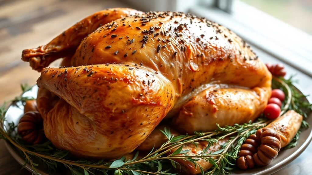 Turkey عيدان محمص بالأعشاب العطرية، رائحة زكية تملأ المنزل وليمة لا تُنسى