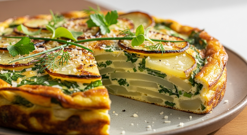 Irresistible Hearty Potato & Herb Frittata: A Flavorful Morning Treat