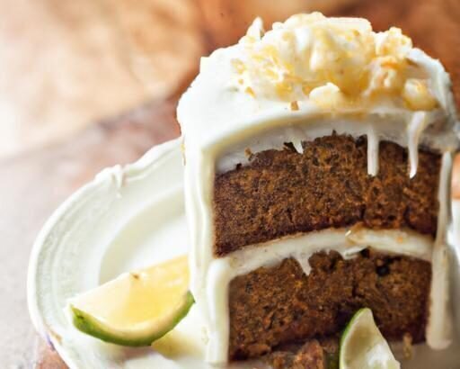 Spiced Gingerbread Layer Cake with Zesty Lemon Frosting