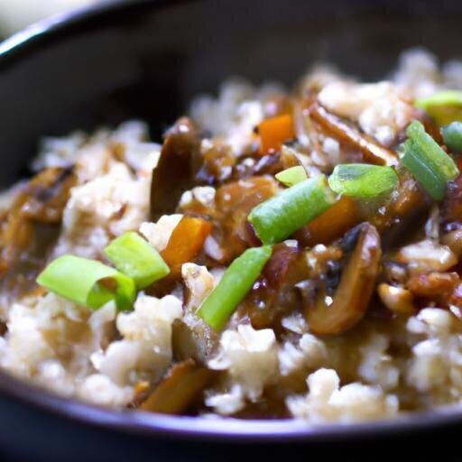Umami Delight: Savory Oatmeal with Mushrooms & Soy Sauce