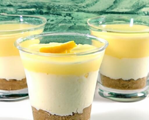 Zesty & Light: Healthy No-Bake Lemon Cheesecake Jars Delight