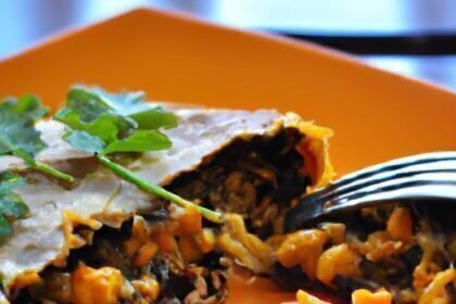 Hearty Butternut Squash & Black Bean Enchiladas Delight