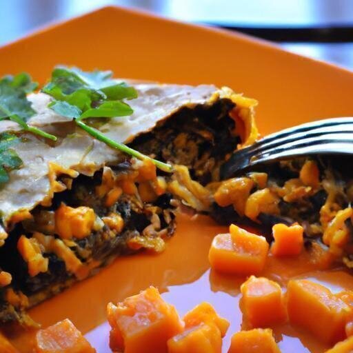 Hearty Butternut Squash & Black Bean Enchiladas Delight