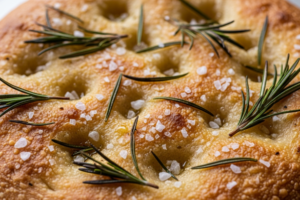 Aromatic Italian Focaccia with Rosemary and Sea Salt Delight