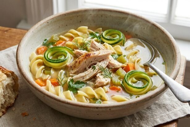 Best Chicken Noodle Soup with Zucchini Swirls: Cozy Comfort