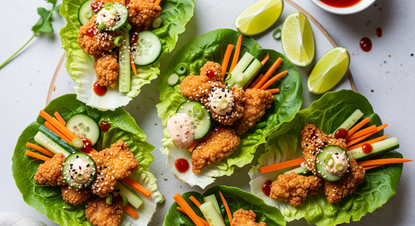 Best Crispy Asian Chicken Lettuce Wraps: A Fresh Flavor Twist