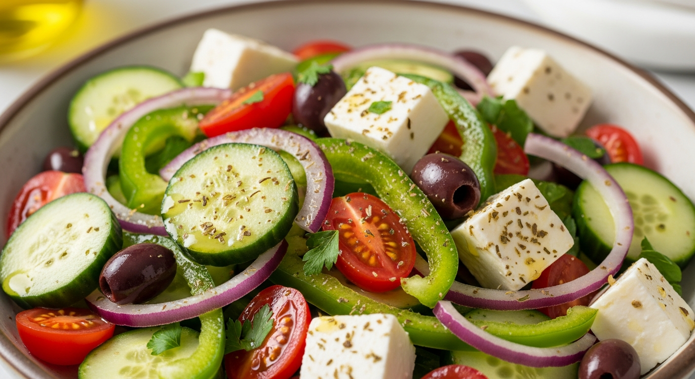 Best Guide to Low-Carb Greek Salad Fresh & Flavorful