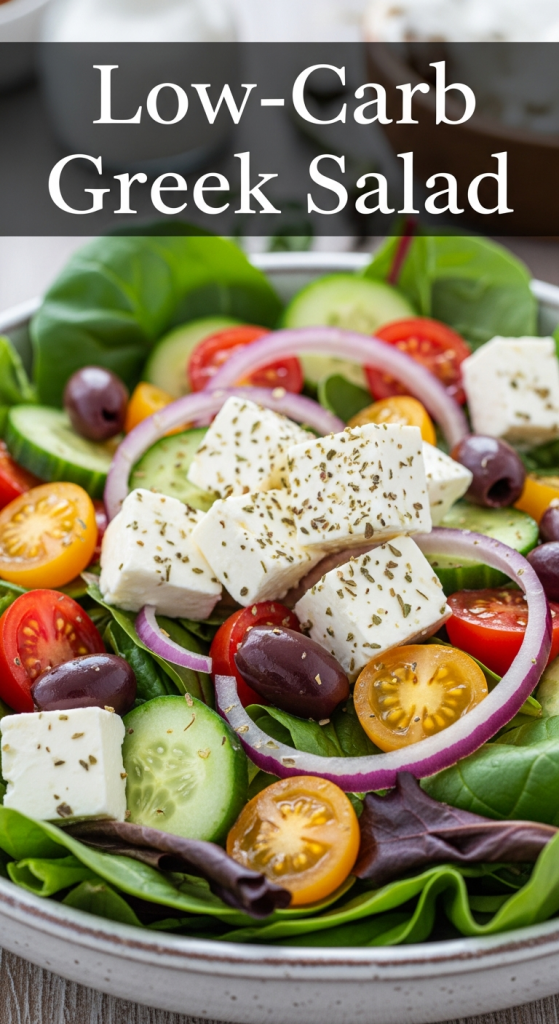 Best Guide to Low-Carb Greek Salad Fresh & Flavorful