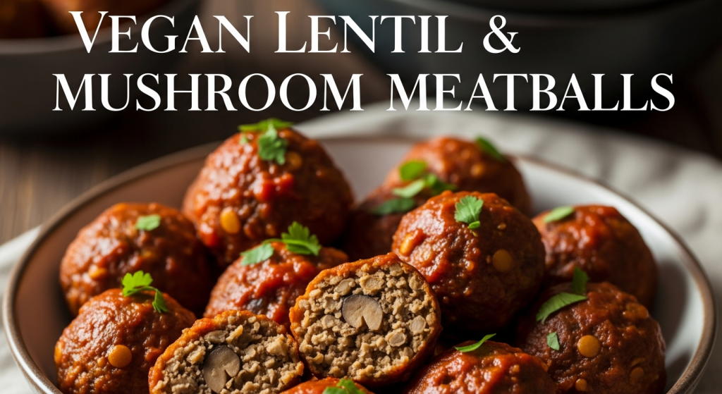 Best Hearty Vegan Lentil & Mushroom Meatballs Recipe Revealed