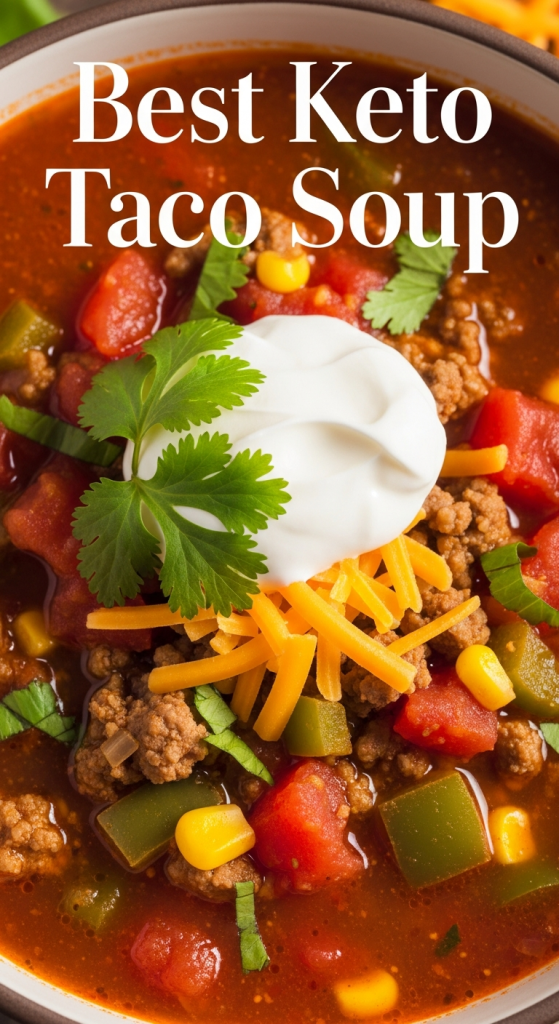 Best Keto Taco Soup: A Low-Carb Twist on a Flavorful Classic