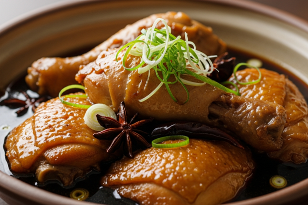 Braised Chicken in Soy-Vinegar Bliss: Savor the Irresistible Flavor