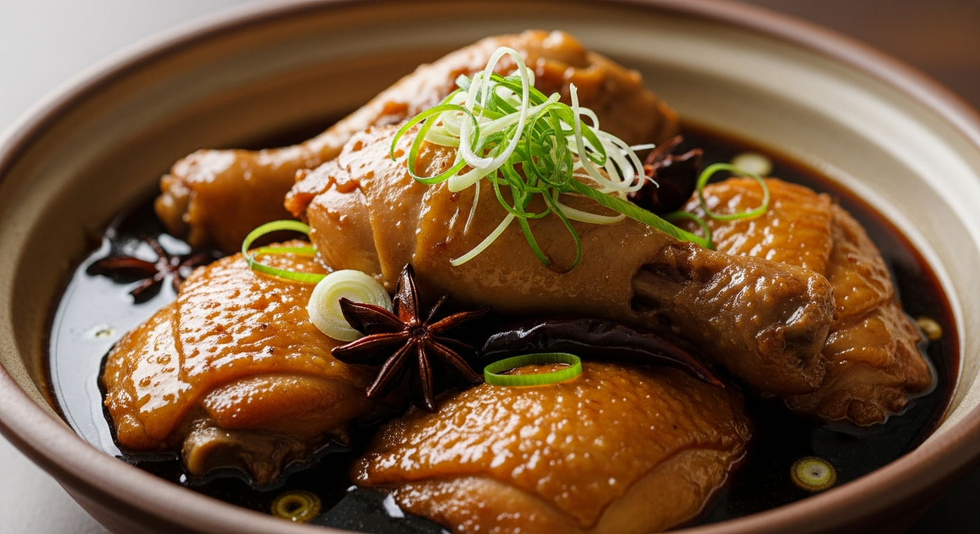 Braised Chicken in Soy-Vinegar Bliss: Savor the Irresistible Flavor