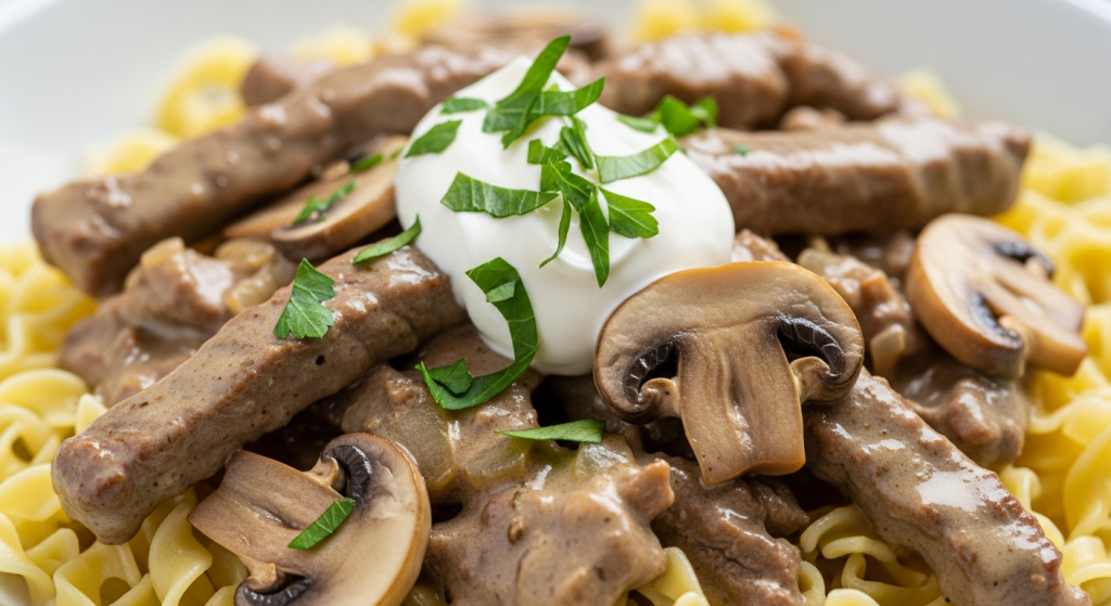Decadent Beef Stroganoff Creamy Mushroom Comfort Feast