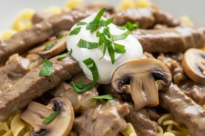 Decadent Beef Stroganoff Creamy Mushroom Comfort Feast