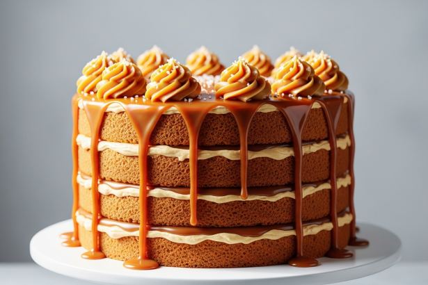 Decadent Caramel Layer Cake: Rich, Buttery Bliss Unveiled