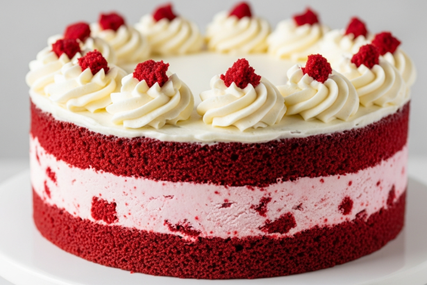 Decadent Red Velvet Ice Cream Cake: A Sweet Twist Unveiled