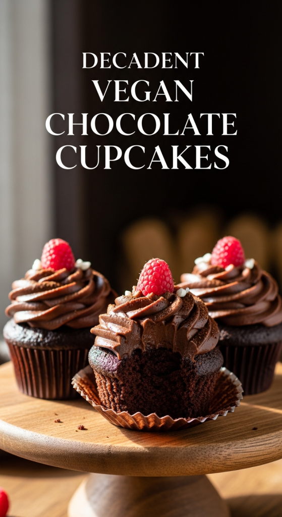 Decadent Vegan Chocolate Cupcakes: Rich, Fudgy & Irresistible