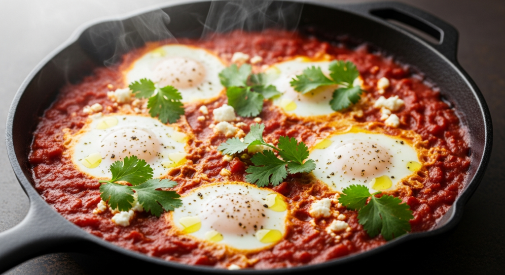 Delicious Shakshuka Unveiled The Art of Eggs Poached in Tomato Sauce