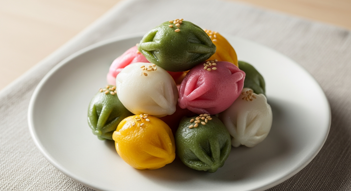 Delicious Songpyeon Secrets: Korean Sweet Rice Cakes with Sesame Bliss