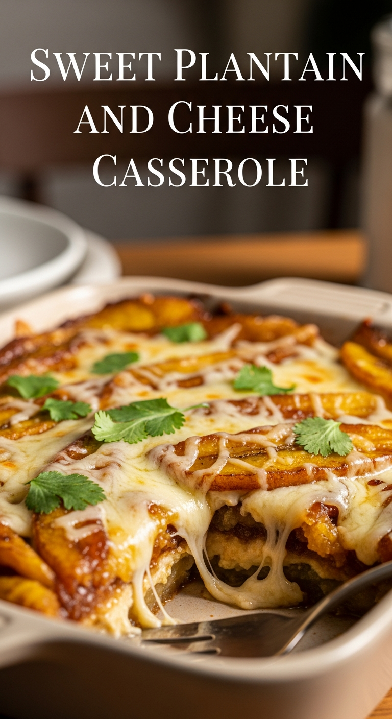 Discover Sweet Plantain and Cheese Casserole: Golden Layers